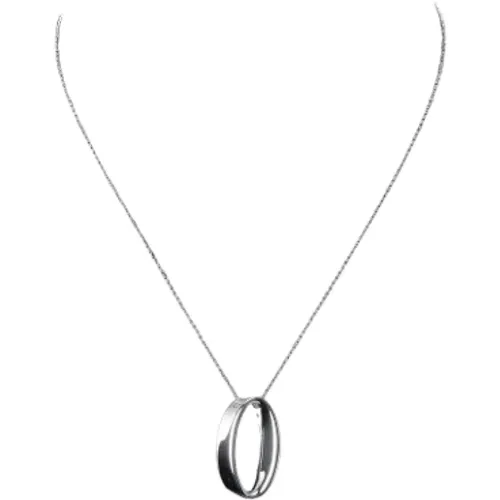 Pre-owned Silver necklaces , female, Sizes: ONE SIZE - Tiffany & Co. Pre-owned - Modalova