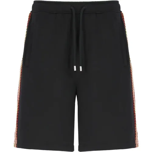 Cotton Bermuda Shorts with Elastic Waist , male, Sizes: L - Lanvin - Modalova