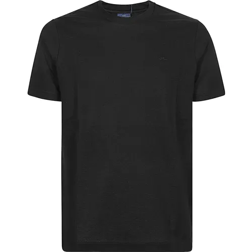 Silber Kollektion Piqué T-shirt , Herren, Größe: L - PAUL & SHARK - Modalova