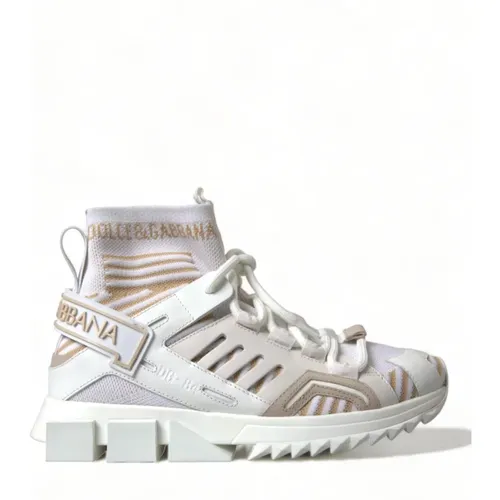 Luxus Slip-On Sorrento Sneakers , Damen, Größe: 37 EU - Dolce & Gabbana - Modalova
