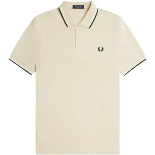 Contrast Stripes Short Sleeve Polo Shirt , male, Sizes: M, 2XL, XL - Fred Perry - Modalova