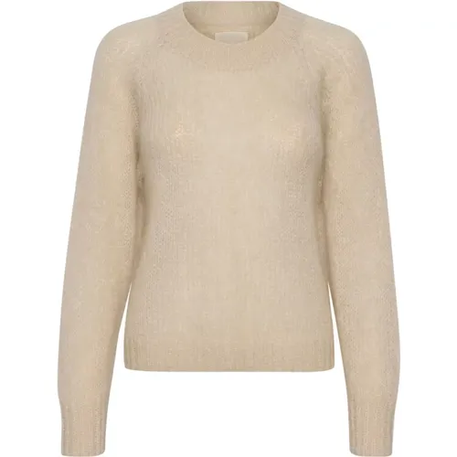 Soft Knit Round Neck Sweater , female, Sizes: S, 2XL, XL, XS, M - Part Two - Modalova