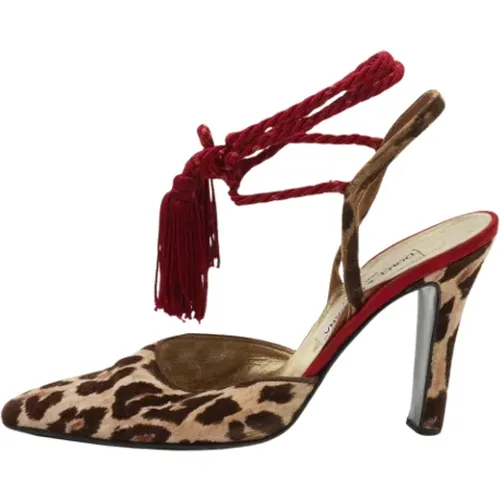 Pre-owned Samt heels , Damen, Größe: 39 EU - Dolce & Gabbana Pre-owned - Modalova
