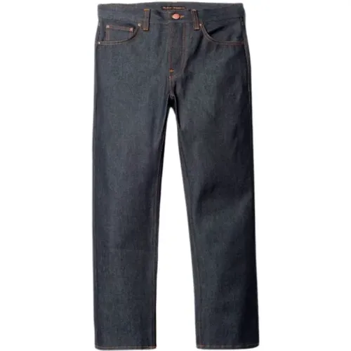 Rad Rufus Jeans, Bio-Baumwolle, Hohe Taille , Herren, Größe: W28 L32 - Nudie Jeans - Modalova