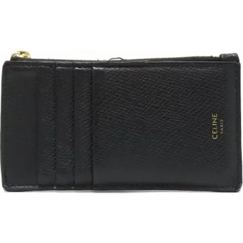 Pre-owned Leather wallets , female, Sizes: ONE SIZE - Celine Vintage - Modalova