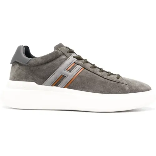 Graue H580 Low-Top Sneakers , Herren, Größe: 40 EU - Hogan - Modalova