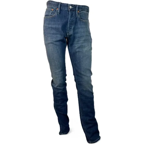 Ridge AWD Straight Fit Jeans , male, Sizes: W33 L34, W30 L32, W31 L32, W34 L34, W33 L32, W34 L32, W32 L34, W36 L34 - Denham - Modalova