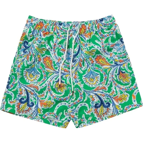 Grüne Badeshorts mit Paisleymuster - Ralph Lauren - Modalova