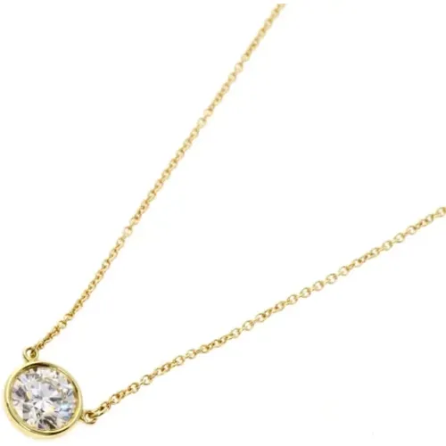 Pre-owned Gold necklaces , female, Sizes: ONE SIZE - Tiffany & Co. Pre-owned - Modalova