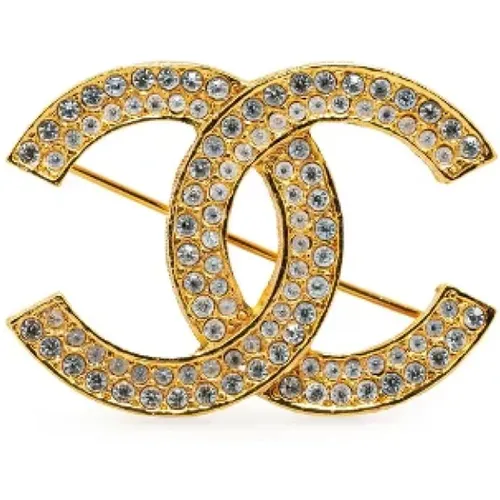 Pre-owned Metal brooches , female, Sizes: ONE SIZE - Chanel Vintage - Modalova