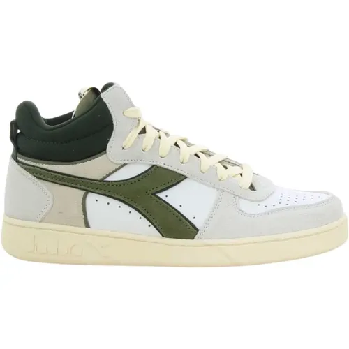 Grüne Magic Basket Damenschuhe , Damen, Größe: 37 EU - Diadora - Modalova