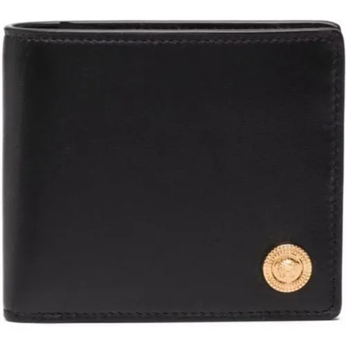 Bi-Fold Wallet Medusa Logo , male, Sizes: ONE SIZE - Versace - Modalova