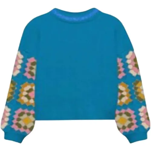 Kaschmir Häkel-Pullover Multicolor , Damen, Größe: M - MC2 Saint Barth - Modalova