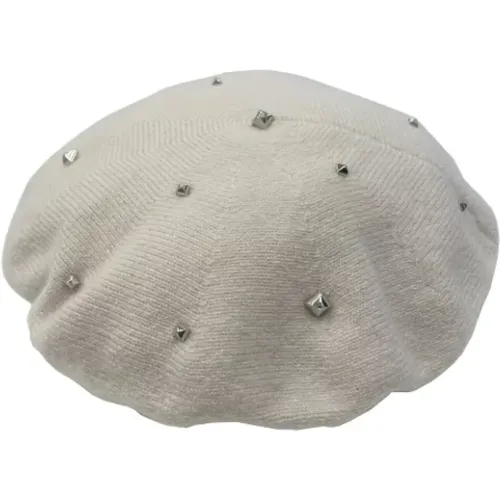 Pre-owned Kashmir hats and caps , female, Sizes: ONE SIZE - Hermès Vintage - Modalova