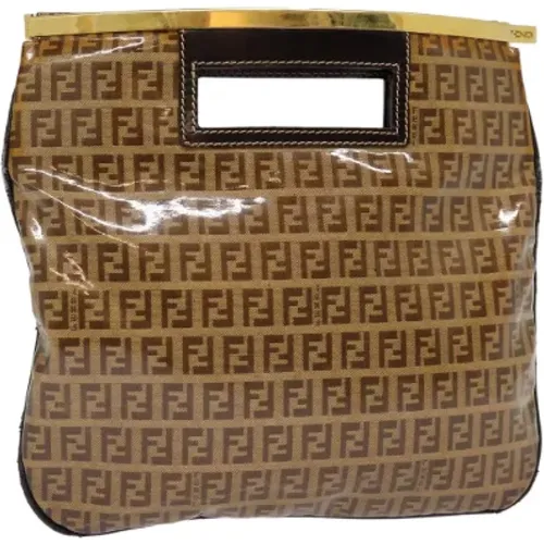 Pre-owned Canvas handbags , female, Sizes: ONE SIZE - Fendi Vintage - Modalova