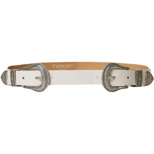 Texan Buckle Belt , female, Sizes: M, S, L - Twinset - Modalova