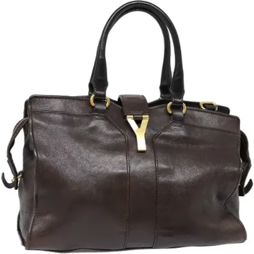 Pre-owned Leather handbags , female, Sizes: ONE SIZE - Yves Saint Laurent Vintage - Modalova