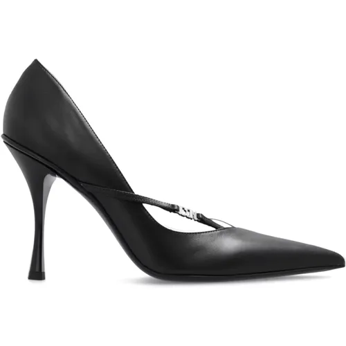 Leder Stiletto Pumps , Damen, Größe: 38 EU - Dsquared2 - Modalova