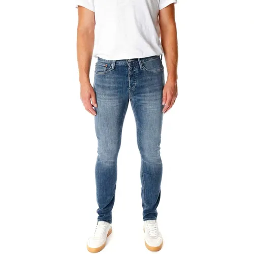 Slim Fit Midwaist Jeans , Herren, Größe: W38 L36 - Denham - Modalova