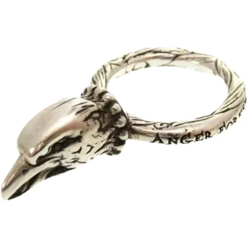 Pre-owned Silver rings , female, Sizes: ONE SIZE - Gucci Vintage - Modalova