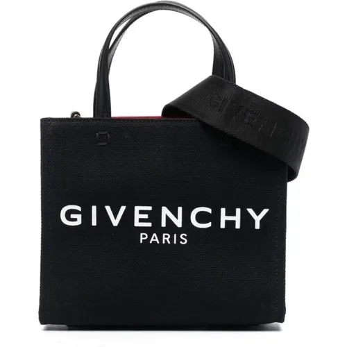 Schwarze G Mini Tote Tasche - Givenchy - Modalova