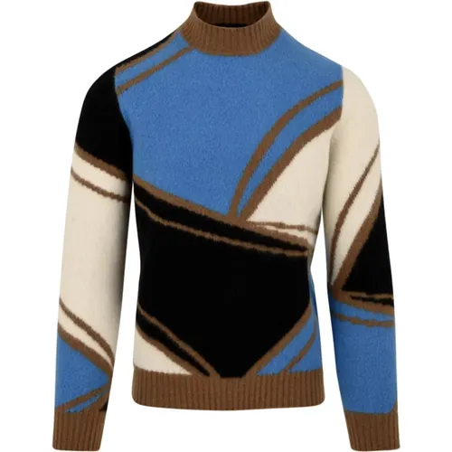 Hellblaue Sweaters für Männer - Drumohr - Modalova