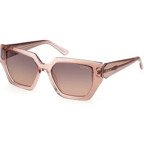 Fashionable Cat-Eye Sunglasses , female, Sizes: 53 MM - Guess - Modalova