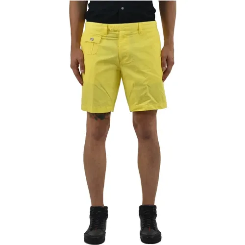 Cotton Men`s Bermuda Shorts , male, Sizes: XS - Dsquared2 - Modalova