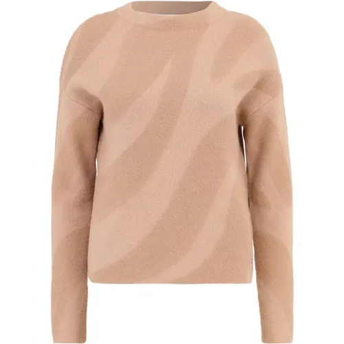 Lässiger Strickpullover mit Stehkragen , Damen, Größe: 2XL - Betty & Co - Modalova