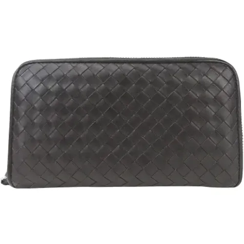 Pre-owned Leather wallets , female, Sizes: ONE SIZE - Bottega Veneta Vintage - Modalova