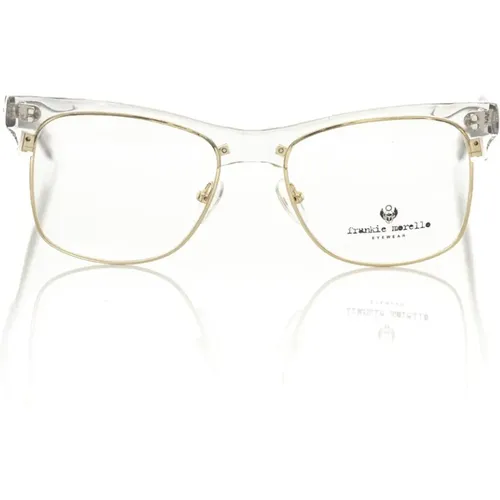 Clubmaster Metallrahmen Brille , unisex, Größe: ONE Size - Frankie Morello - Modalova