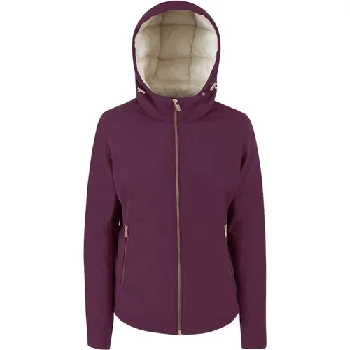 Pflaume Softshell Jacke , Damen, Größe: S - YES ZEE - Modalova