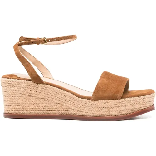 Leona Sandalen , Damen, Größe: 38 1/2 EU - Ralph Lauren - Modalova