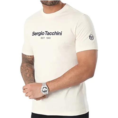 Goblin 100% Baumwolle T-Shirt , Herren, Größe: M - Sergio Tacchini - Modalova