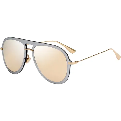 Rose Gold/Gold Sonnenbrille Ultime 1 , Damen, Größe: 57 MM - Dior - Modalova
