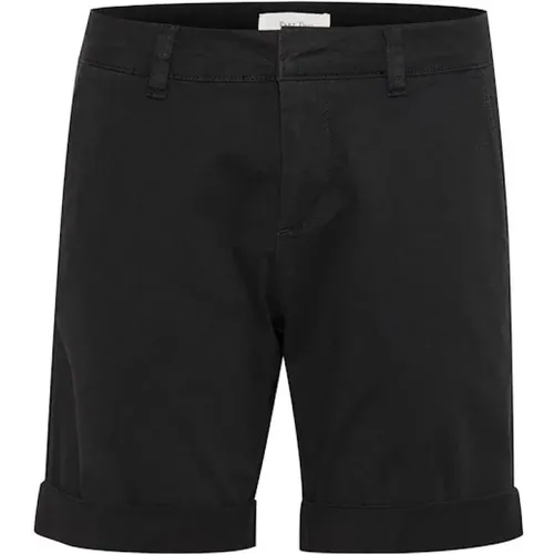 Blaue Graphit Bermuda Shorts , Damen, Größe: 2XL - Part Two - Modalova