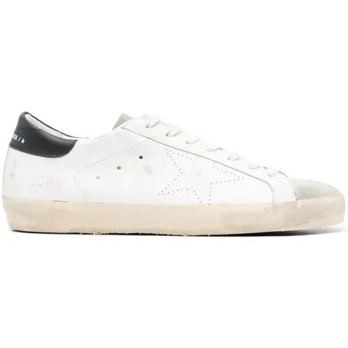 Weiße Leder Casual Sneakers , Herren, Größe: 44 EU - Golden Goose - Modalova