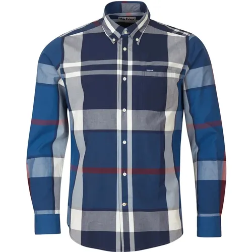 Tailored Shirt Summer Navy , male, Sizes: S, M, L - Barbour - Modalova