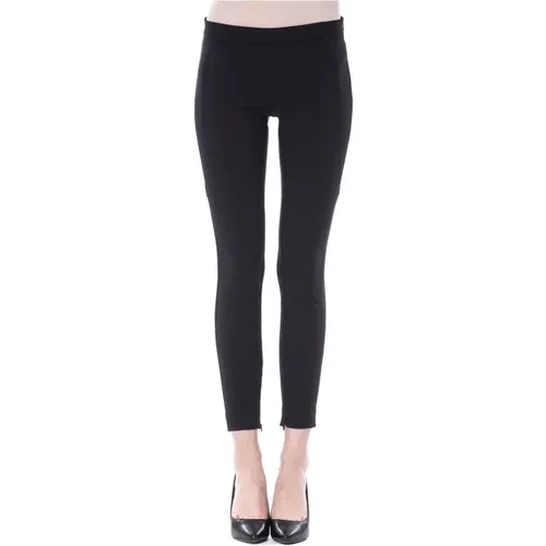 Skinny Pants with Side Zip , female, Sizes: L, M - Byblos - Modalova