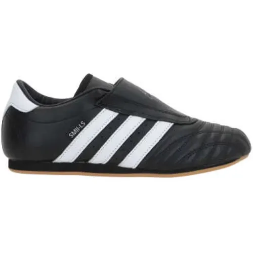 Schwarze Slip-On Leder Sneakers - Adidas - Modalova