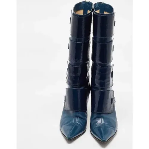 Pre-owned Leder boots - Jimmy Choo Pre-owned - Modalova