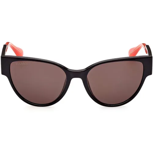 Schwarze Cat Eye Sonnenbrille für Damen - Max & Co - Modalova