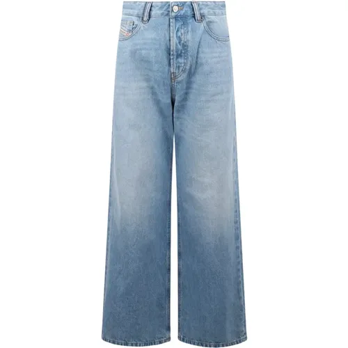 D-Sire wide-leg jeans , female, Sizes: W27, W25, W26 - Diesel - Modalova