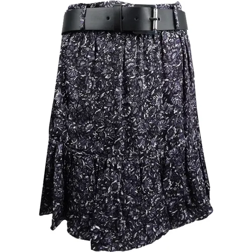 Viscose Midi Skirt , female, Sizes: S, L, M - Michael Kors - Modalova