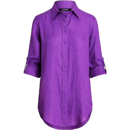 Klassische Hemden , Damen, Größe: XL - Ralph Lauren - Modalova