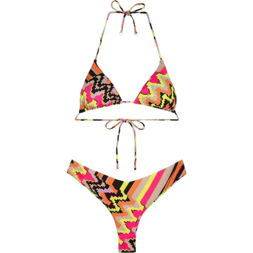 Triangle Bikini UND Feste Amerikanische Briefs Ethos , Damen, Größe: L - F**k - Modalova