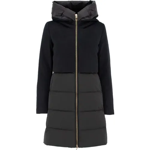 Women`s Clothing Jackets Coats Nero Aw23 , female, Sizes: L - Duno - Modalova