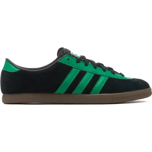 London Black, Green Gum Sneakers , male, Sizes: 10 UK - Adidas - Modalova