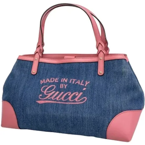 Pre-owned Denim gucci-bags , female, Sizes: ONE SIZE - Gucci Vintage - Modalova