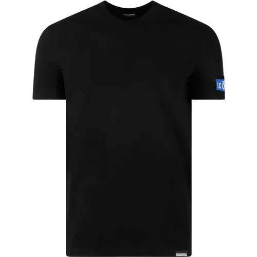 Icon Color Stretch Cotton T-Shirt , male, Sizes: XL - Dsquared2 - Modalova
